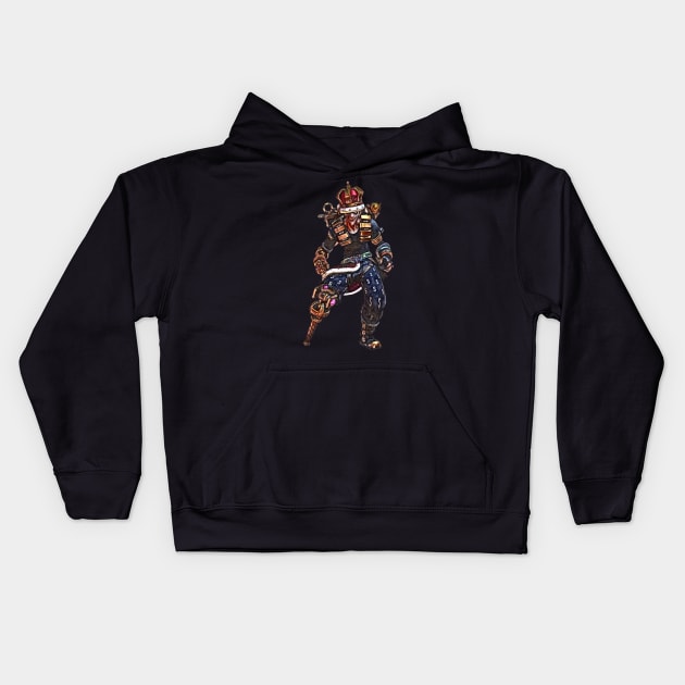 Overwatch Junkrat King Jamison Kids Hoodie by Green_Shirts